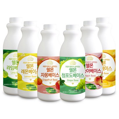 쉘몬 과일농축액 청포도베이스 1개 리뷰후기