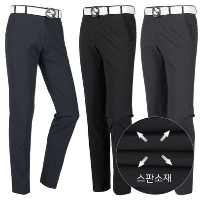 프로모아 여름용 잔피엘 노턱 아이스밴딩 스판 남성바지 30부터40까지 빅사이즈 작업복