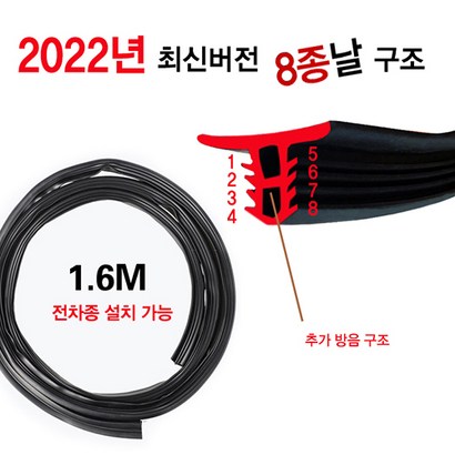 2022년 최신 자동차 풍절음 엔진소음 감소 대쉬보드 방음 몰딩