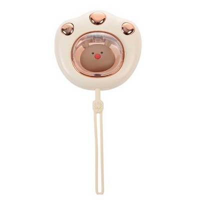곰발바닥 ED 손난로 휴대 USB 충전식 방한 겨울철 주머니난로
