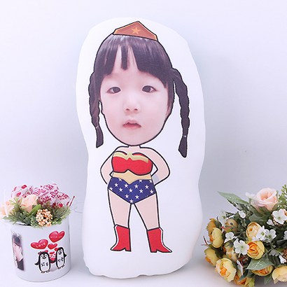포토릭스 원더우먼 인형쿠션 캐릭터인형