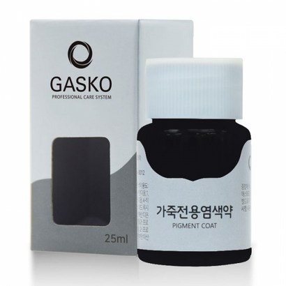 가스코 가죽전용염색약 소파 카시트 스니커즈 블랙