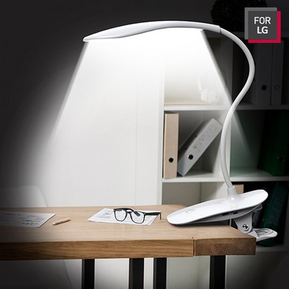 FOR LG 충전식 LED 무선스탠드 책상용 조명 독서등 자유로운 각도조절 리뷰후기