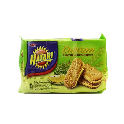 아시아푸드 두리안 크림 비스킷 HATARI DURIAN CREA BISCUIT 리뷰 후기