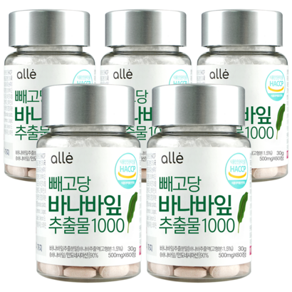 바나바잎 추출물 빼고당 알레 60정