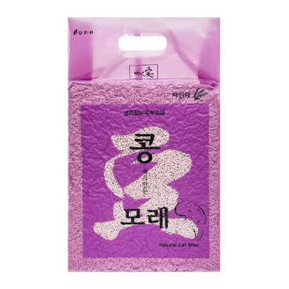백년애 콩써서 만든 극세입자 두부모래 라벤더 향 리뷰후기