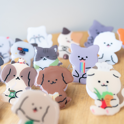 고양이 강아지 핸드폰 그립톡 스마트톡 거치대