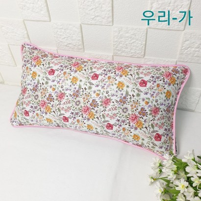 우리가 수제 순면 루시아삥 누빔솜덧댄 유아 편백 메밀 목베개 베개커버20X40 리뷰 후기