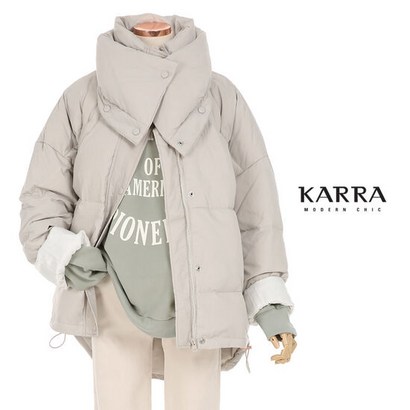 KARRA 남여공용 숏덕다운패딩_KB0WD