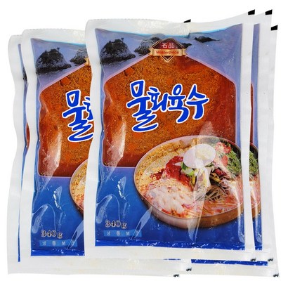 물회육수 X5봉 진품명품 포항물회 물회육수 냉면육수 밀면육수 냉짬뽕육수