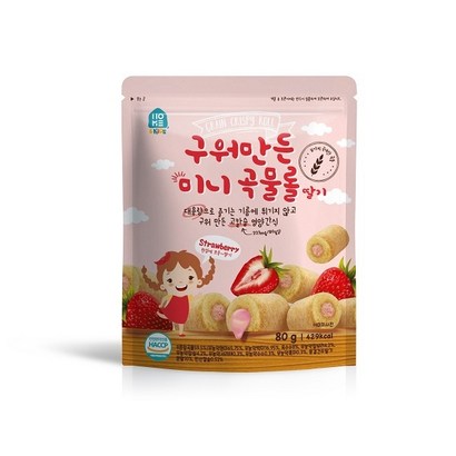 홈앤키즈 구워만든 미니 곡물 대용량 딸기 아기간식