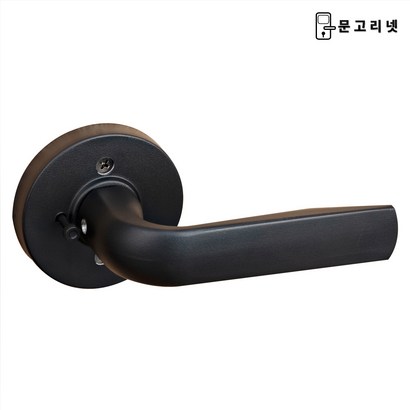 방문손잡이 문손잡이 문고리 방문고리 B-1105 블랙 버튼형