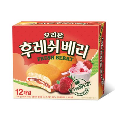 오리온 후레쉬베리 12입