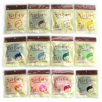 대한산업 칼라클레이 13색세트