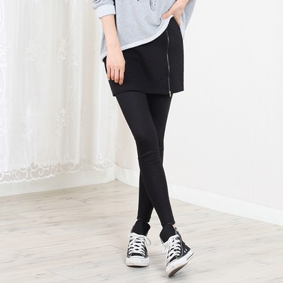 핏걸스 지퍼 치마레깅스