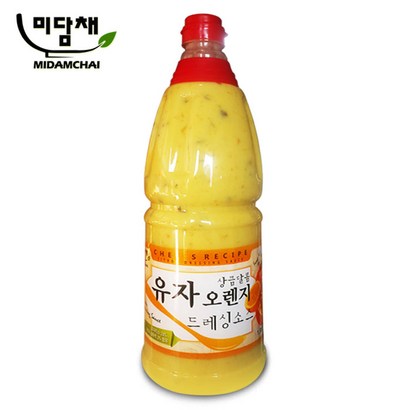 미담채 유자오렌지 드레싱소스 1 기타드레싱 리뷰후기