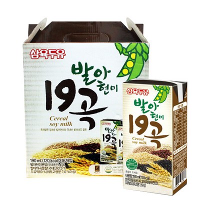 삼육두유 발아현미19곡 16개 리뷰후기