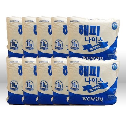 와우한빛 초대형 해피나이스 X 10매X10개