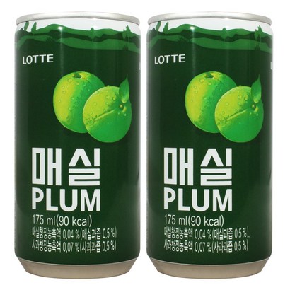 롯데 매실 90캔 리뷰후기