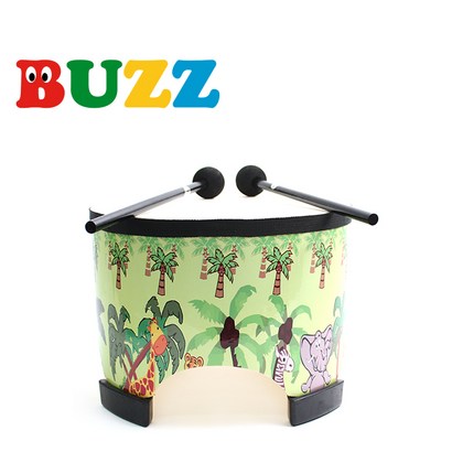Buzz 키드 플로어드럼 10인치 / 플로어탐 / 플로우탐 / 플로우드럼 / 마칭드럼 FD-1K 키드말렛 포함
