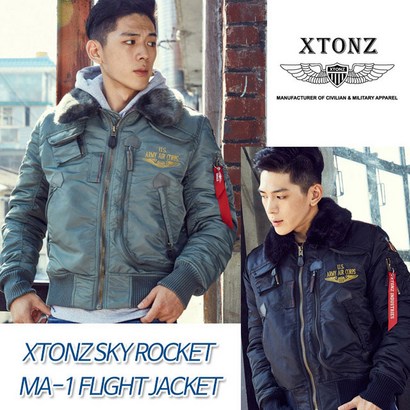 엑스톤즈 XTONZ 정품 스카이 로켓 A-1 항공점퍼