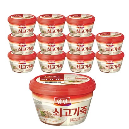 보드미 쇠고기죽 동원)양반 엄선 즉석 x12개 밥공
