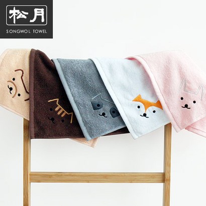 송월타올 빼꼼 라벨고리타올 5장 리뷰후기
