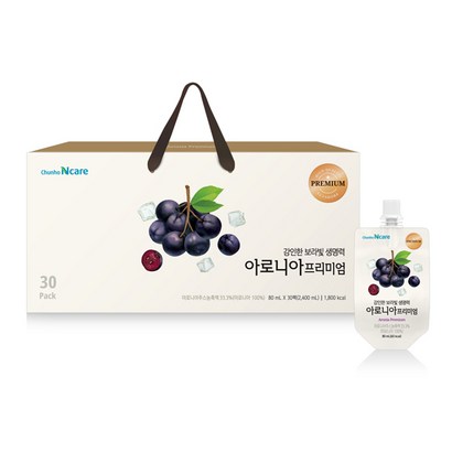 천엔케어 강인한 보라빛 생명력 아로니아 프리미엄 x30개입