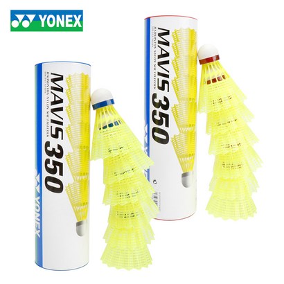 요넥스 셔틀콕 마비스 350 6입 배드민턴공 레드 경식