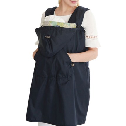 피카라 아기띠 바람막이 망토, 네이비
