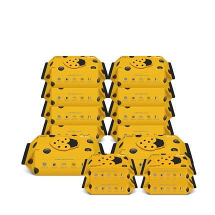 누누베베 벅스 골드 물티슈 캡형 72p x 10팩 + 골드 휴대용 20p x 4팩, 1세트