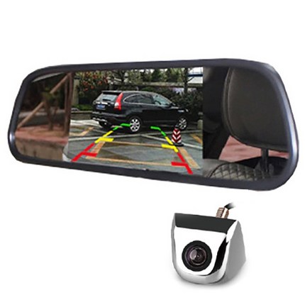 아이카 전차종 모니터 후방카메라 크롬세트, ICAR-003S
