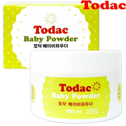 토닥 베이비 파우더 100ml 1개아기땀띠분파우더, 단품