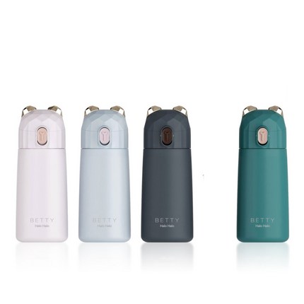 트래블앤쿡 미니미니 베티 원터치 보온보냉 텀블러(270ml) 휴대용텀블러 4color, 270ml, 핑크