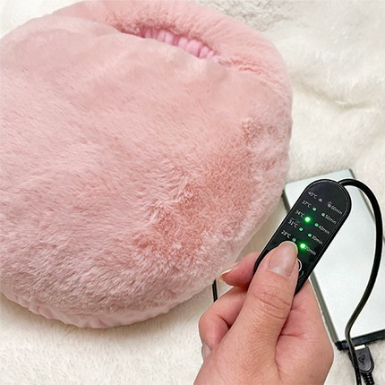 풀템 발난로 풋워머 발열 쿠션 USB 온열기 가정 사무실 캠핑 전기히터, 단품, 러시안 블루