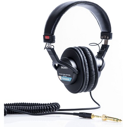 소니 프로페셔널 스테레오 헤드폰, Black, MDR-7506