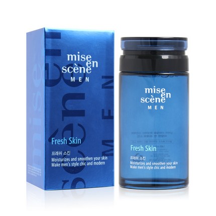 (정품)미쟝센 멘 프레쉬 스킨 140ml /남성화장품