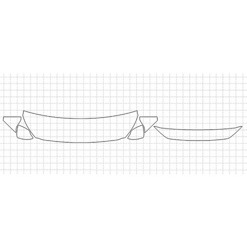 헥시스 현대 아이오닉 PLUG IN PU재질 HFM cm BIKINI WRAPPED PPF보호필름 개