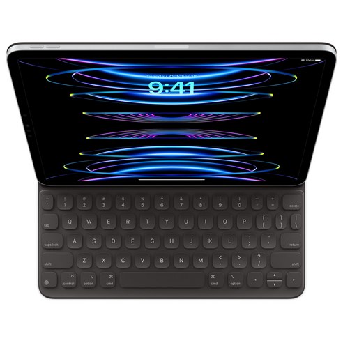 Apple 정품 Smart Keyboard Folio iPad Pro / Air 5세대용, 영어, 블랙