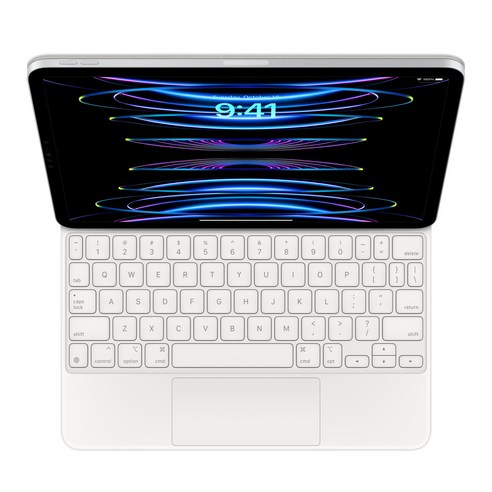 Apple 정품 매직 키보드 iPad Pro 11 4세대/iPad Air 5세대용, 화이트, 영어
