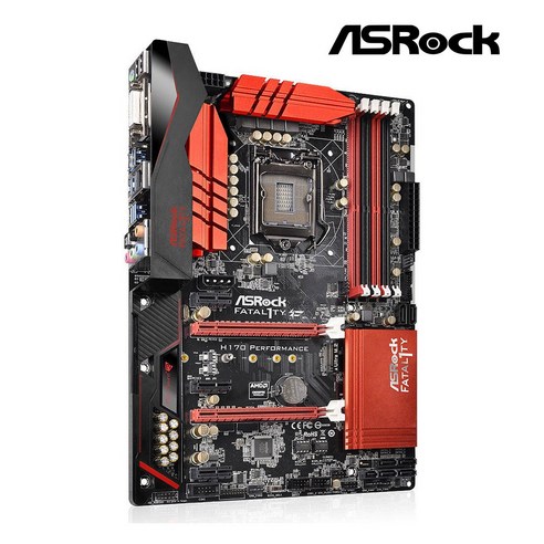 ASRock H170 Performance ATX 1151 소켓 6세대 7세대 메인보드 백패널 미포함