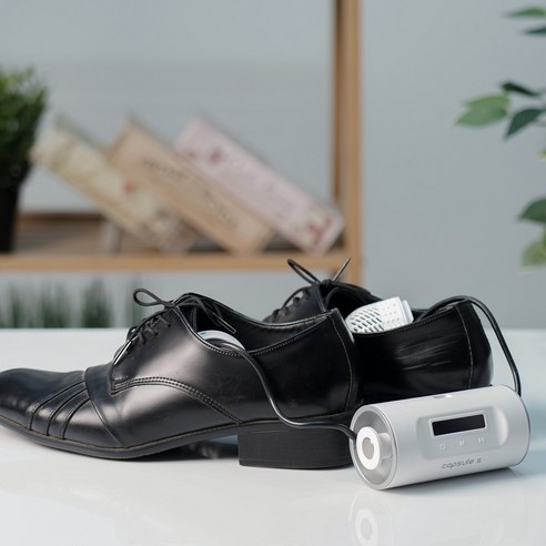 무선 신발살균기 캡슐에스 SY-100 /신발 건조기 소독기 운동화 안전화 신발냄새제거, 화이트