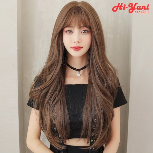 하이유니 여자 그레이스웨이브 롱헤어 통가발 가발 가발망 거치대 리뷰후기