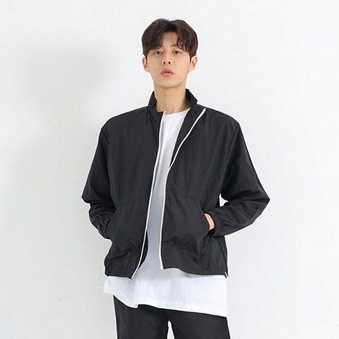 빅사이즈클럽 WAW 윈드썸머경량파우치집업 리뷰후기
