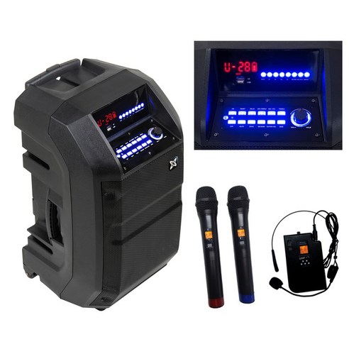 세텍코리아 EV-7300N 400W 충전식 이동식앰프스피커 고출력앰프 나라장터등록 강연용 강의용 코칭용 공연용 행사용 리뷰 후기