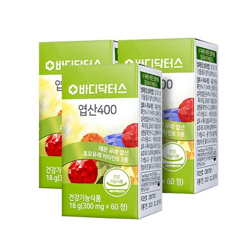 바디닥터스 엽산400 3박스 X 180정 6개월분 리뷰후기