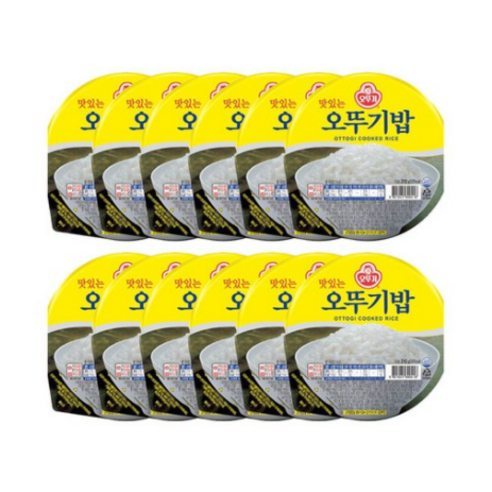 오뚜기 빠른출고 맛있는 오뚜기밥 x12입 리뷰후기