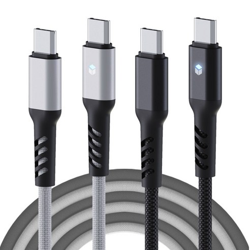PD C to C 60W C타입 고속충전케이블 LED 플렉시블 리뷰후기