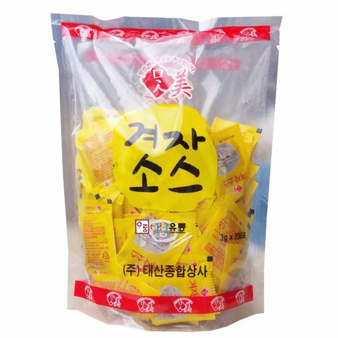 태산 맛미 겨자소스 x200개 리뷰후기