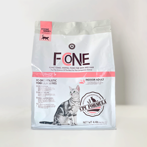 에프씨원 인도어 어덜트 고양이 사료, 2kg, 1개, 생선